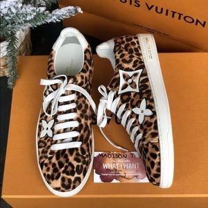 Louis Vuitton Cheetah Front Row Sneakers size 40